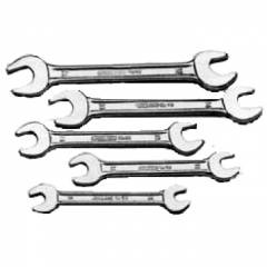Jhalani Double Ended Open Jaw Spanner Set, 12/100 M