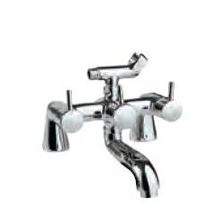 Jaquar Antique Nickel Gold And Silk Appeal Gold Florentine Bath Tub Mixer, FLR-5271N