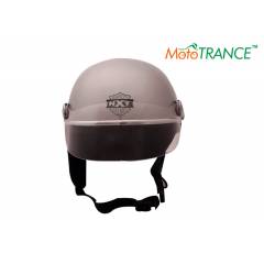 Mototrance Silver Jupiter Smart Rider Pillion Unisex Helmet