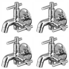 Snowbell Tarim Brass Chrome Plated 2 in 1 Bibcock (Pack of 4)