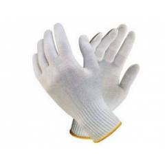 Nova Safe Cotton Knitted Hand Gloves, 25-35 g (Pack of 10)