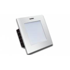 Wipro Garnet 10W White Square LED Downlighter, D311040 (Pack of 10)
