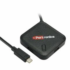 Portronics M Port 34 Silver USB 3.0 Hub For Mac with Type C Cable, POR 696