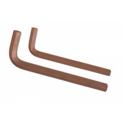 Taparia 3/8 Inch Brown Finish Allen Key, AK-3/8 (Pack of 10)
