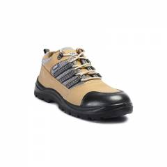 Allen Cooper AC 9005 Antistatic Steel Toe Brown Safety Shoes, Size: 7