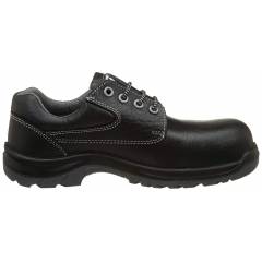 Allen Cooper 1265 Electric Shock Resistant Black Safety Shoes, Size: 6