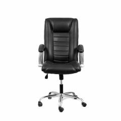 High Living Snug Black Leatherette High Back Office Chair