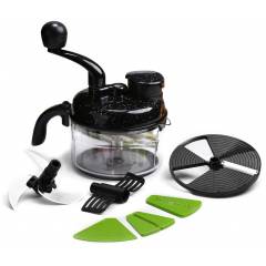 Wonderchef Turbo Black 6-in-1 Food Processor