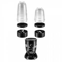 Wonderchef Nutriblend 400W Black Hand Blender with 3 Pieces Jars