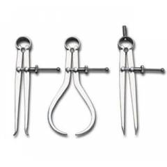 Summit 6 Inch Inside, Outside & Divider Spring Caliper Set, S-IDODDD6