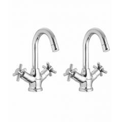 Snowbell Corsa Brass Basin Mixer (Pack of 2)