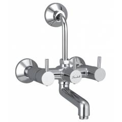 Snowbell Flora Brass 2-in-1 Wall Mixer