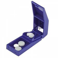 Medigold Portable Tablet Pill Cutter with Medicine Capsule Holder Box