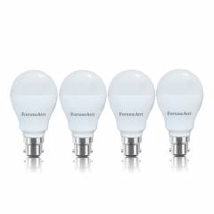 FortuneArrt 7W White B-22 LED Bulb(Pack of 4)