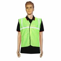 Nova Safe Green Front Opening SL, One Inch Tape, Cloths Safety Jackets (Pack of 50)