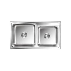 Nirali Ornate Satin Finish Kitchen Sink, Size: 1000x545 mm