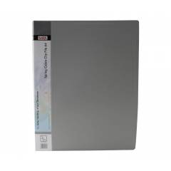 Saya Grey Spring Cobra Clip File A4, Dimensions: 242 x 15 x 305 mm (Pack of 2)