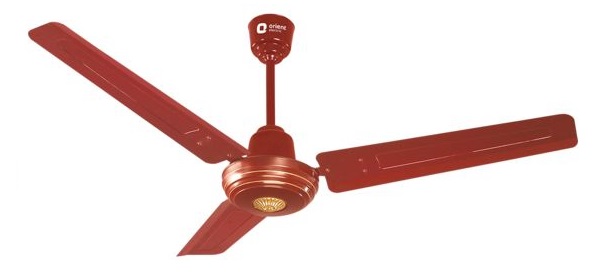 Orient 320rpm Summer Cool Brown Ceiling Fan Sweep 1200 Mm