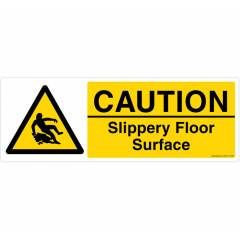 Safety Sign Store Caution: Slippery Surface Sign Board, CW412-1029AL-01