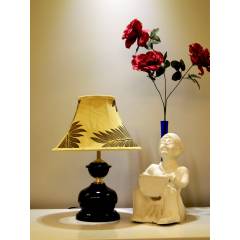 Tucasa Table Lamp with Poly Silk Shade, LG-440, Weight: 450 g