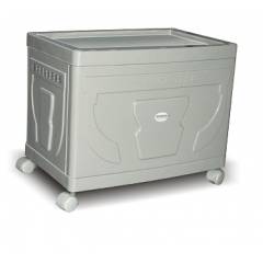 Microtek Silver Trolley For Single Flat Plate Battery