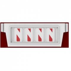 Frontier 500 mm Safety Barrier Connector, FRB-3 ST