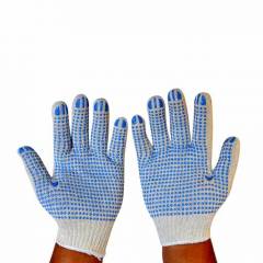 Gripwell 50g Premium Blue PVC Dotted Gloves (Pack of 100)