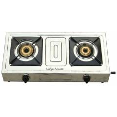 Surya Amaze 2 Burner Steel Gas Stove