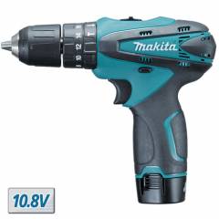 Makita 10.8V Lithium-Ion Cordless Hammer Driver Drill, HP330DWE