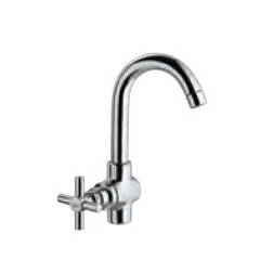Jaquar Full Gold Solo Sink Cock With Table Mounted Model Regular Swinging Spout, SOL-6357