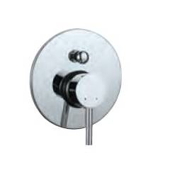 Jaquar Matt Chrome Florentine Single Lever Exposed Parts Kit of Hi-flow Divertor, FLR-5079K