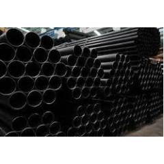 Jindal 6m Mild Steel Black Round Pipe