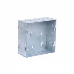 GM Flush Mounting Metal Gang Box, JM-08-006, Dimension: 137x132x61 mm
