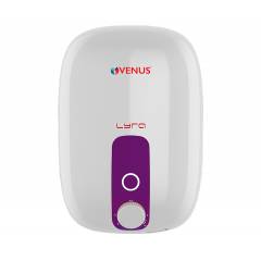 Venus 15 Litre White & Purple Lyra Storage Water Heater, 015R