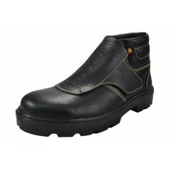 JCB Weldo Steel Toe Black Safety Shoes, Size: 6