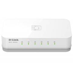 D-Link 10/100 Mbps White Unmanaged Network Switch, DES1005C