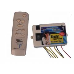 Blackt Electrotech BT-16 Wireless Remote Control Switching System for Lights & Fan with Speed Regulation/Dimmer