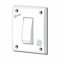Cornetto Non Modular 16A 1 Way Switch, 1014 (Pack of 10)