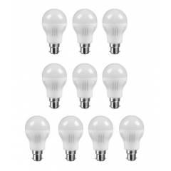 Homes Decor 8W B-22 LED Bulb (v-light) (Pack of 10)