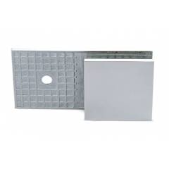 Godrej Stainless Steel Wall To Glass Clip, 7607