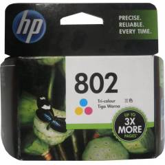 HP 802 Tricolor Ink Cartridge (Magenta, Cyan, Yellow), CH564ZZ