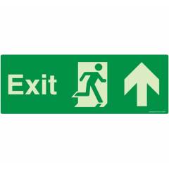 Safety Sign Store Exit Up Sign Board, NG103-1442NGR-01