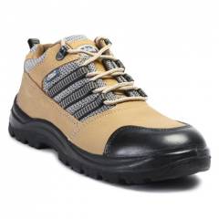Allen Cooper AC 9005 Antistatic Steel Toe Brown Safety Shoes, Size: 6