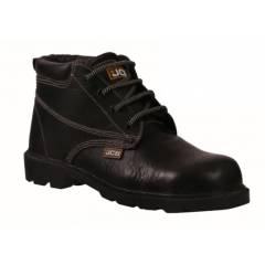 JCB Heatmax Black Steel Toe Safety Shoes, Size: 6