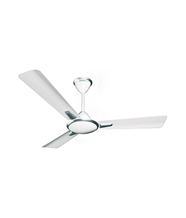 Crompton Aura Metallic 3 Blades White Ceiling Fan Sweep 1200 Mm