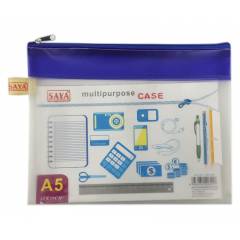 Saya Blue My Zip Bag-A4 (Pack of 5)