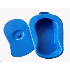 Shakuntla Blue Adult Bed Pan with Cover