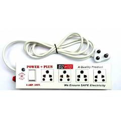 Bizinto Power Plus 4 Socket 1 Switch Extension Board, SPS-41