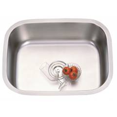 Deepali Single Bowl Kitchen Sink, DG-F 116B, Overall Size: 27x21 Inch