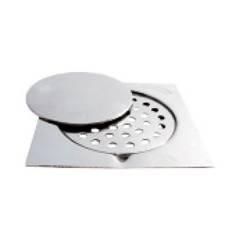 Chilly Bright Finish India King Floor Drain Flat Cover, LSMHC-150